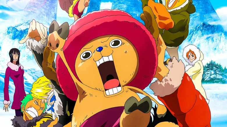 Poster phim One piece: Episodo obu choppa + Fuyu ni saku, kiseki no sakura
