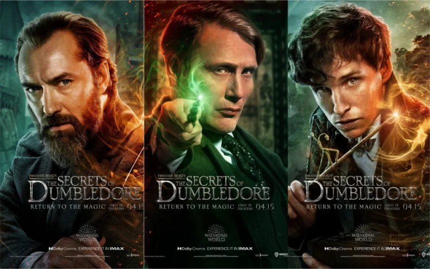 Poster phim Sinh Vật Huyền Bí: Những Bí Mật Của Thầy Dumbledore