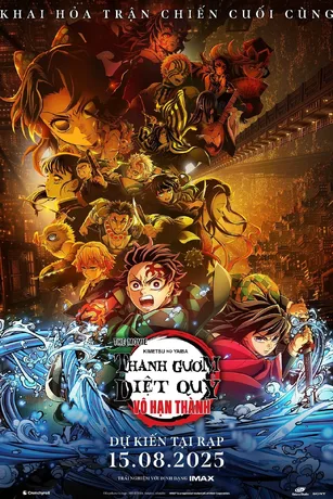 Poster phim Thanh Gươm Diệt Quỷ: Vô Hạn Thành