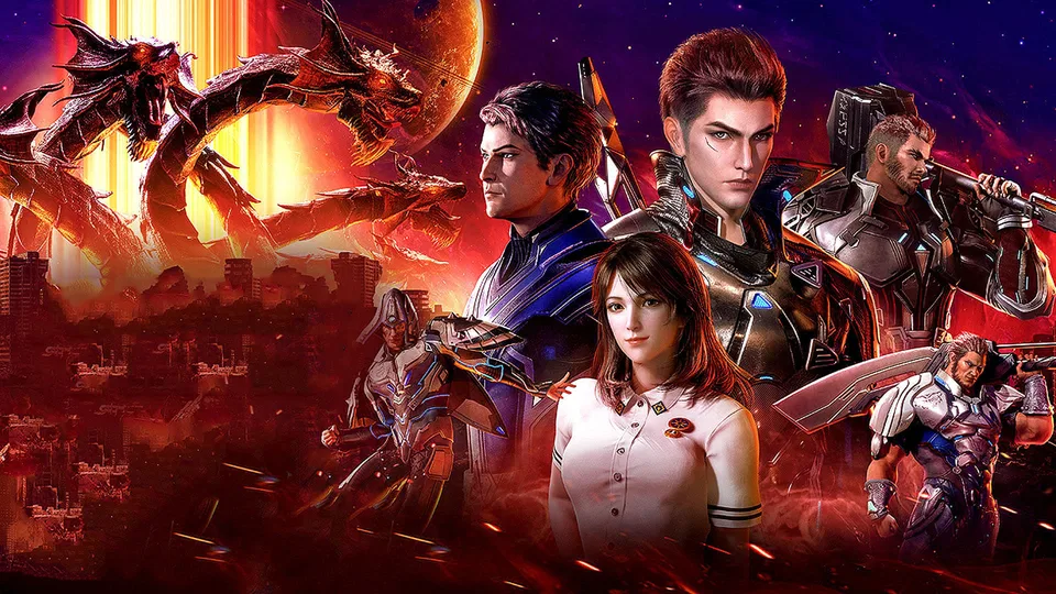 Poster phim Thôn Tính Bầu Trời